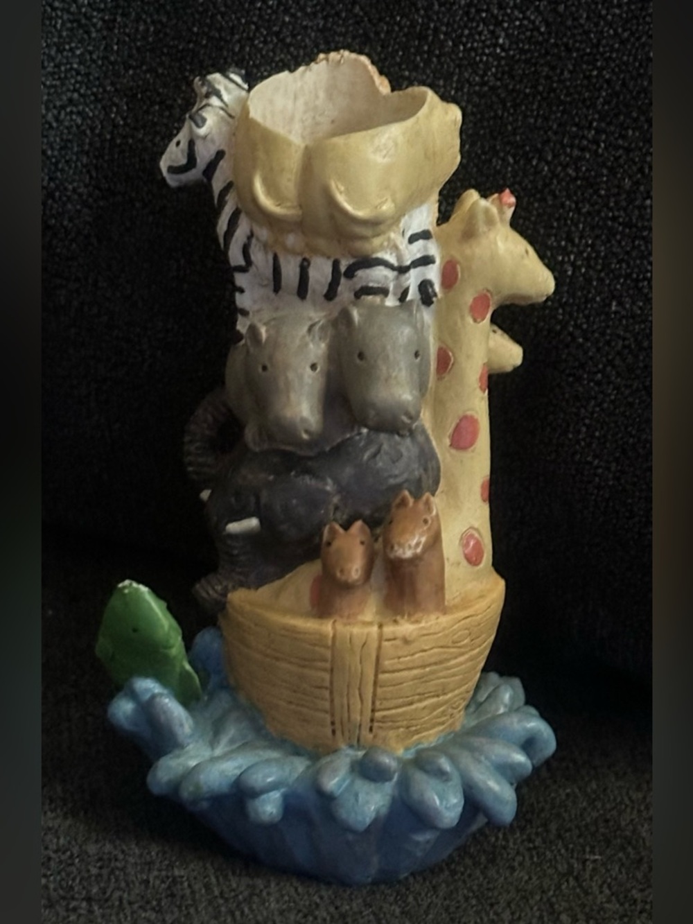 Noah's Ark Candle Stick Holder Animal Figurine - Picture 3 of 7